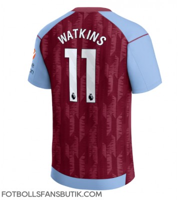 Aston Villa Ollie Watkins #11 Replika Hemmatröja 2023-24 Kortärmad